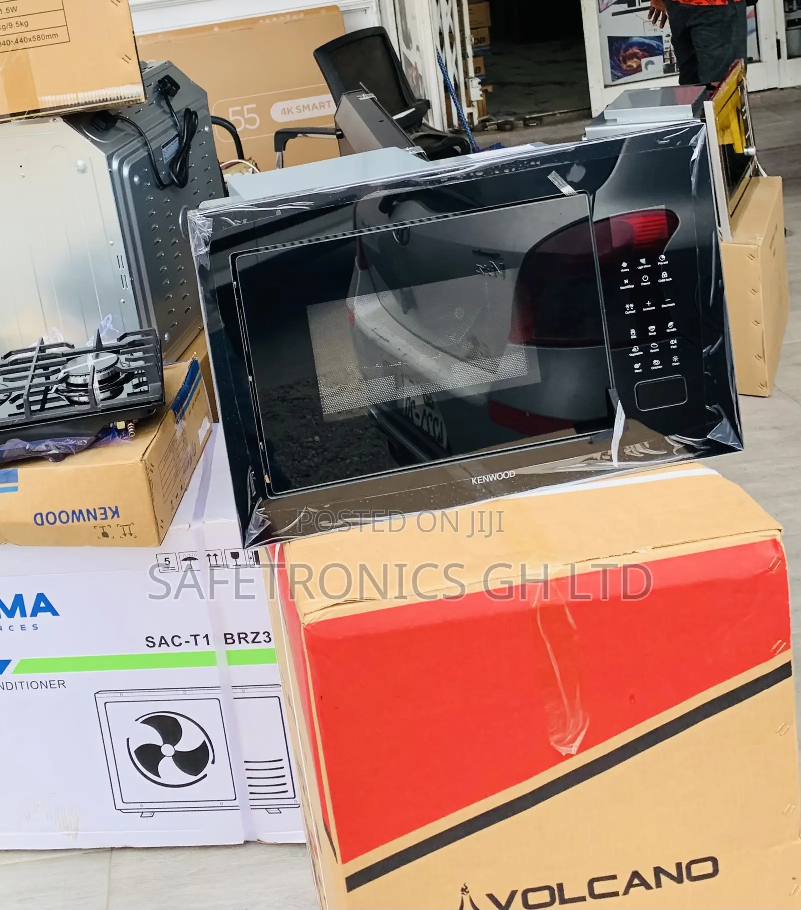 Experience (In-Built) Kenwood Black Electric Microwave