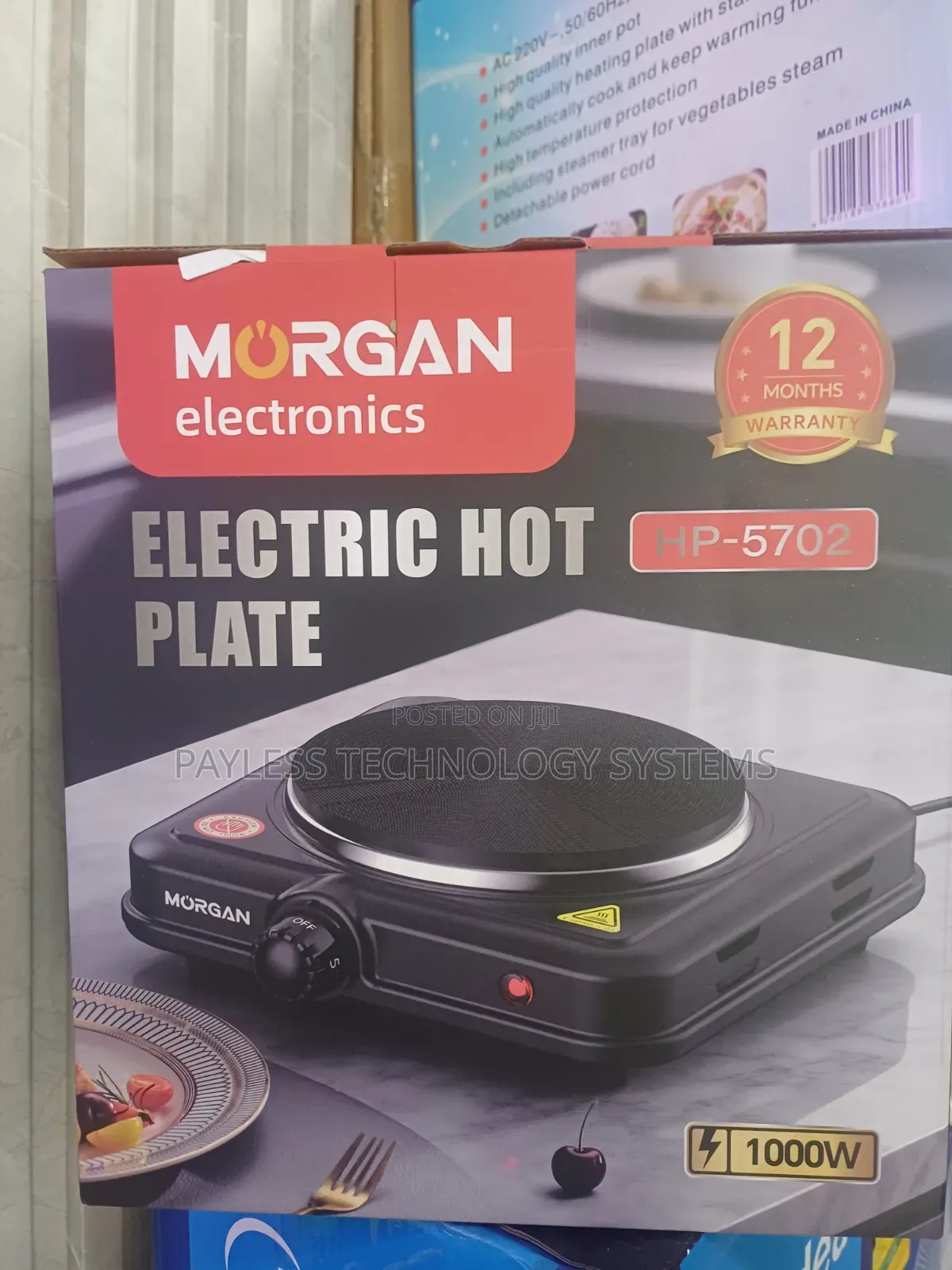 Morgan Original Electric Hot Plate – HP-5702
