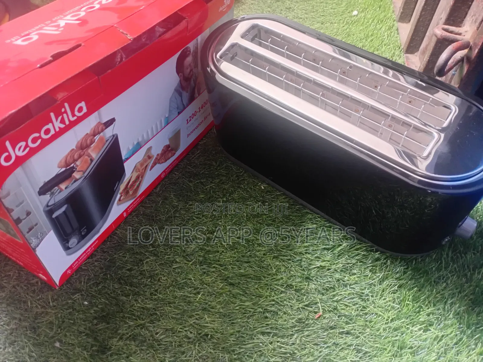 Easy Feels Decakila Toaster Stainless Toaster.