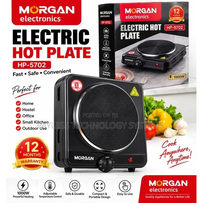 Morgan Original Electric Hot Plate – HP-5702