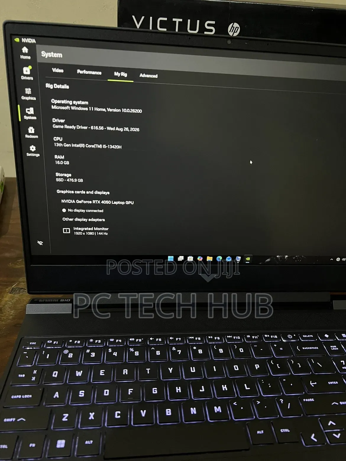 Laptop HP Victus 15 16GB Intel Core i5 SSD 512GB