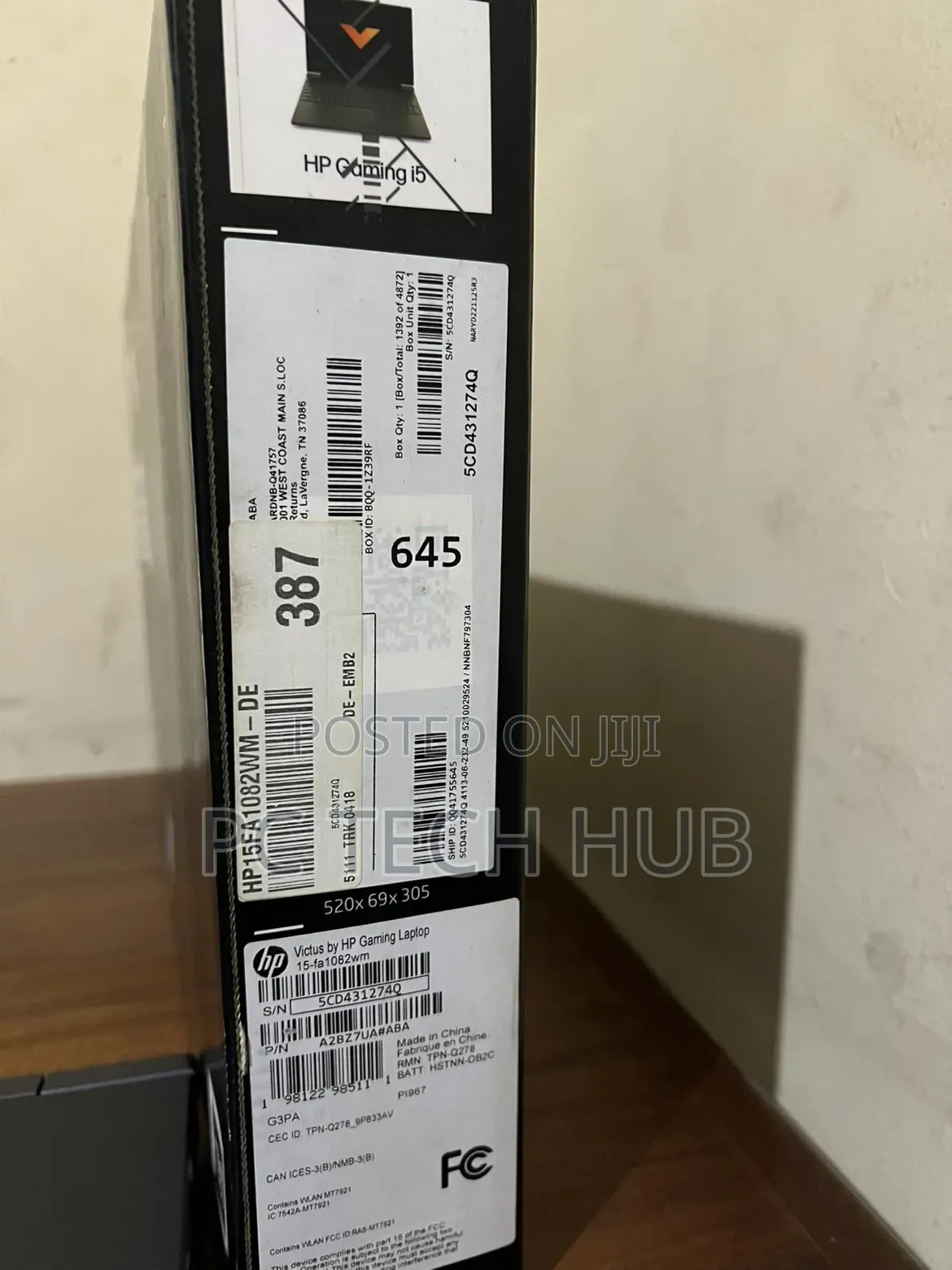 Laptop HP Victus 15 16GB Intel Core i5 SSD 512GB