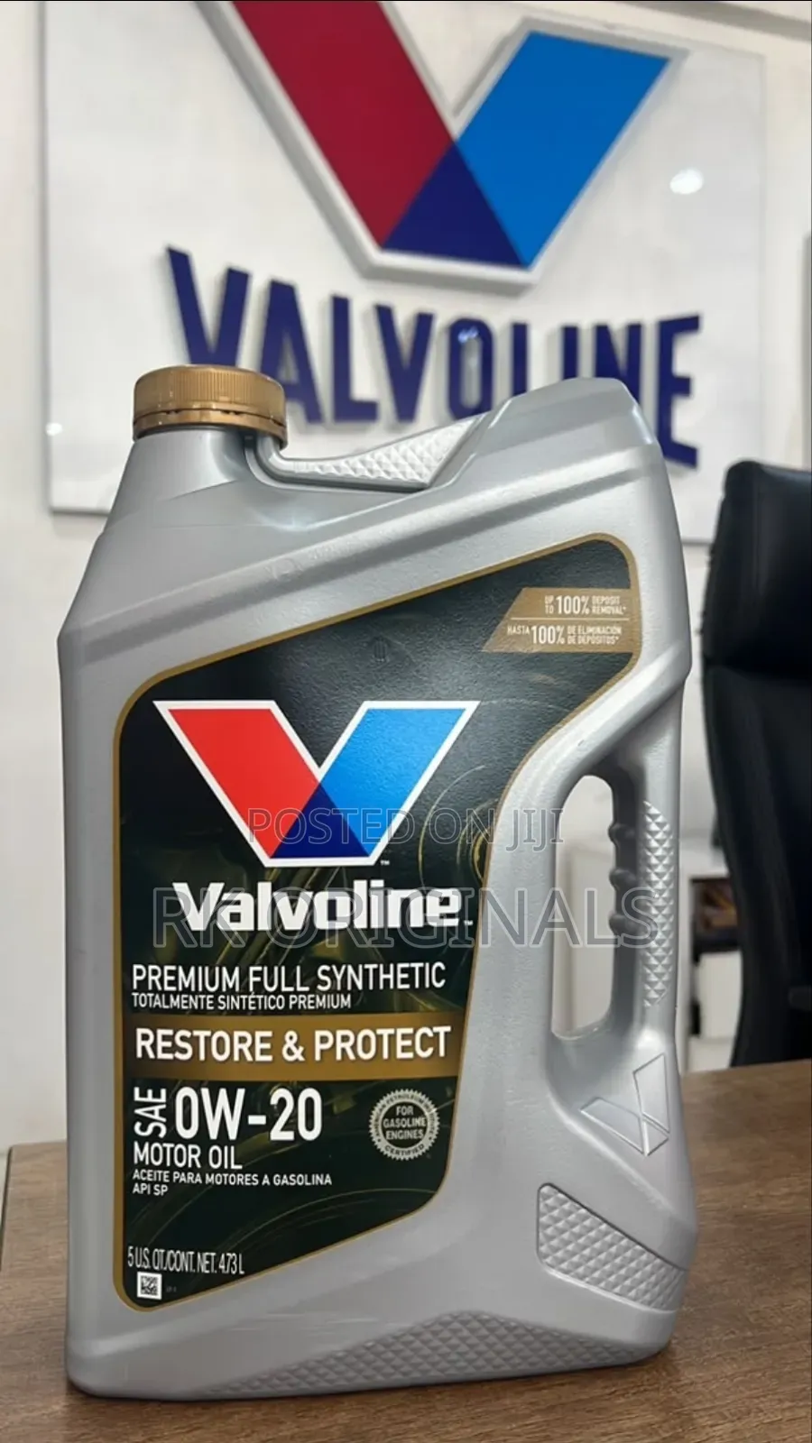 Valvoline 0W20 Engine Oil 5L Restore Protect From USA