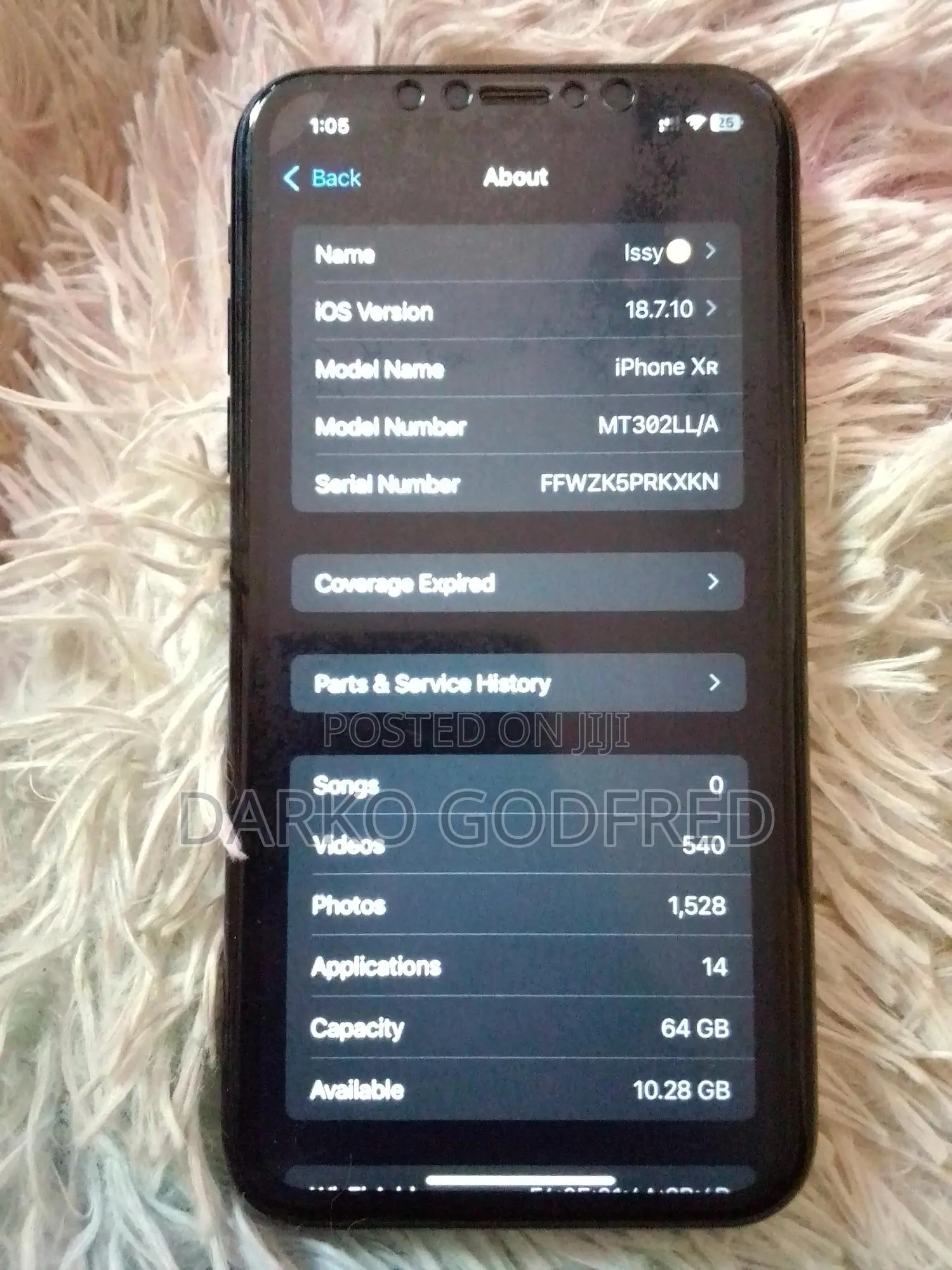 Apple iPhone XR 64 GB Black