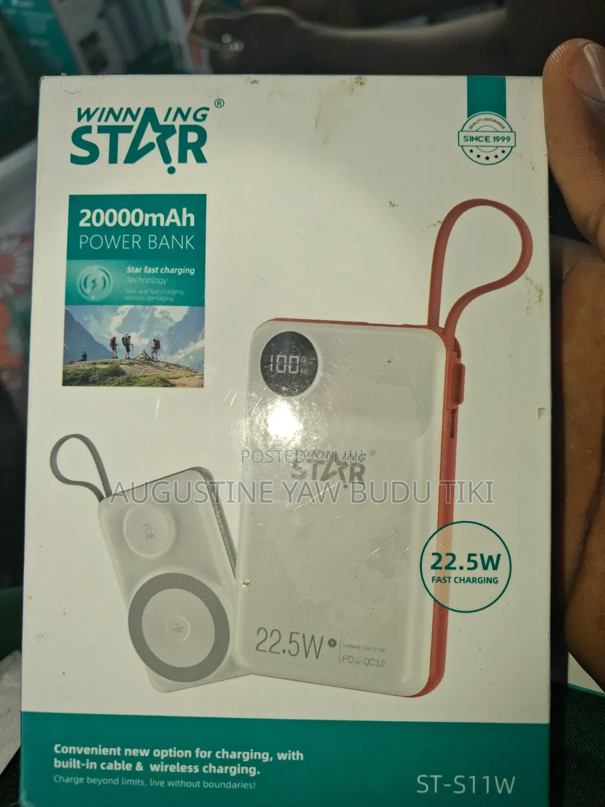Winning Star 20000mAH Wireless Power Banks