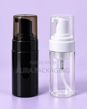 Foam Bottle 100ml Clear or Black