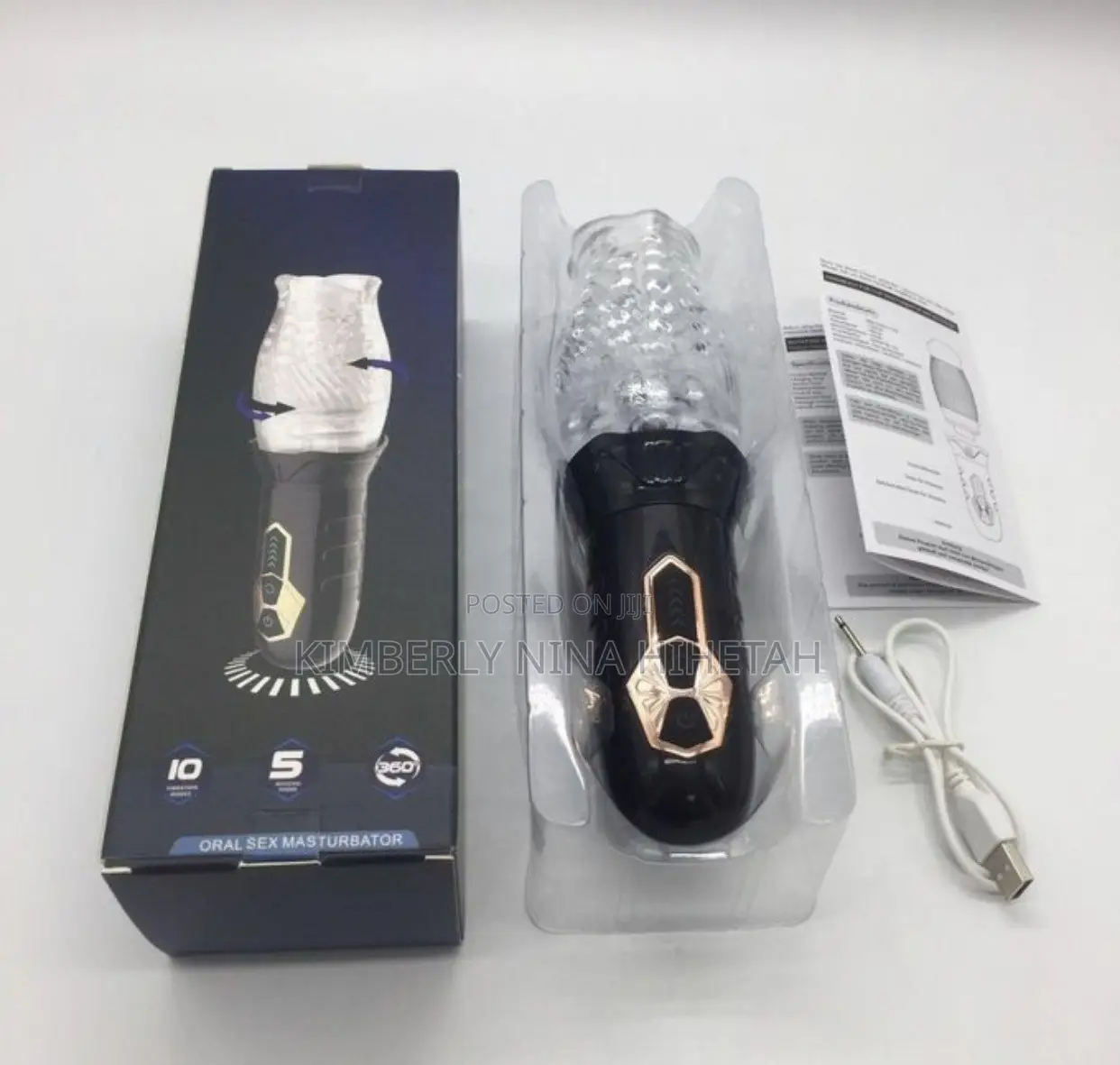 Bellucci 360° Automatic Rotating Vibrating Male Masturbater
