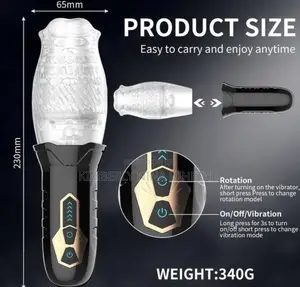 Bellucci 360° Automatic Rotating Vibrating Male Masturbater