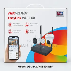 Hikvision DS-J142I/NKS424WBP Wi-Fi Video Surveillance Kit