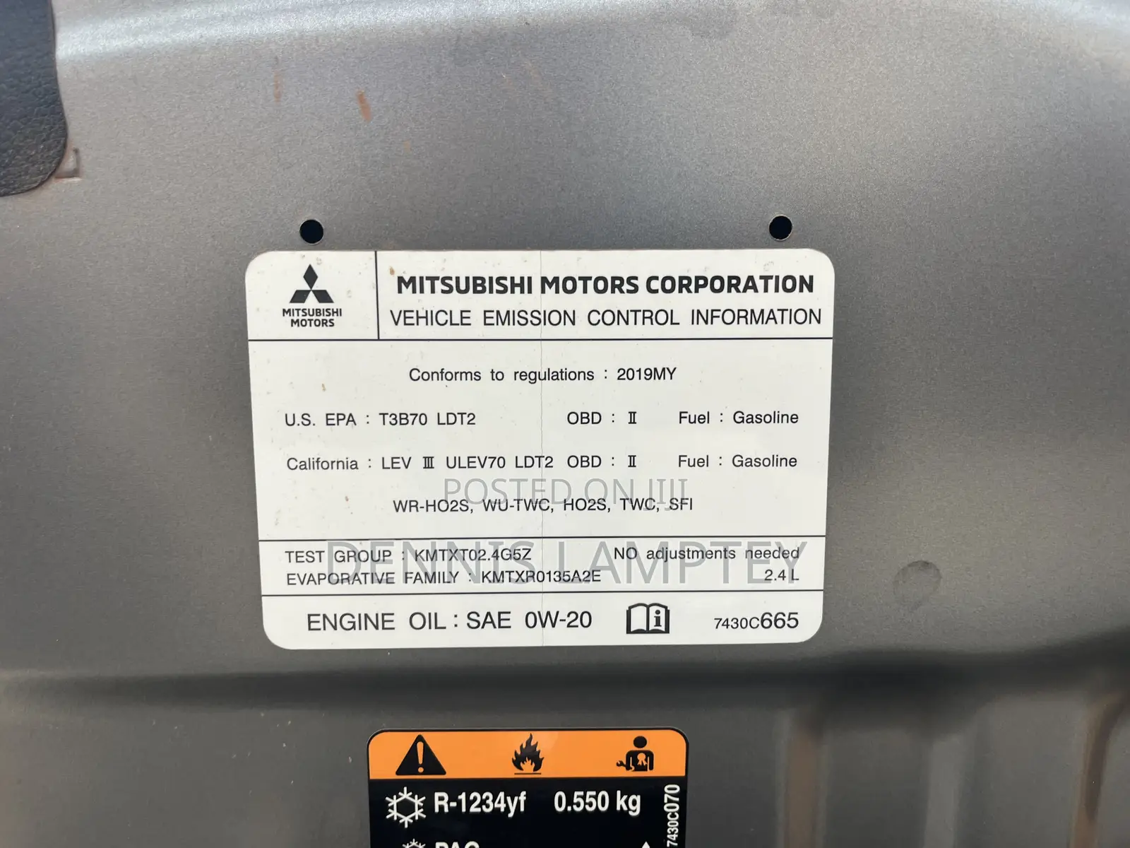 Mitsubishi Outlander 2019 Gray