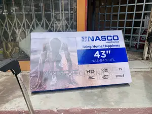 Limited Stock Nasco 43′′ LED Digital Satellite FHD Flat-Screen