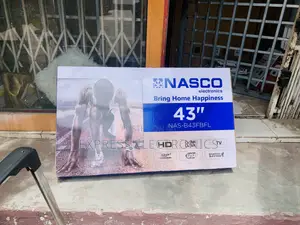 Text Us Nasco 43′′ LED Digital Satellite Television FHD Flat-Screen