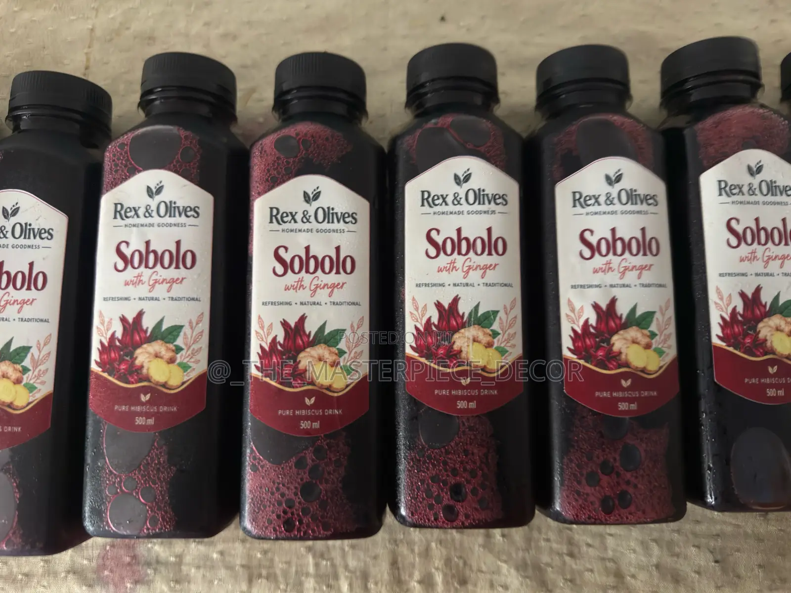 500ml Fruity Sobolo a Pack of 5 With Pineapple Ginger and Ginger Only