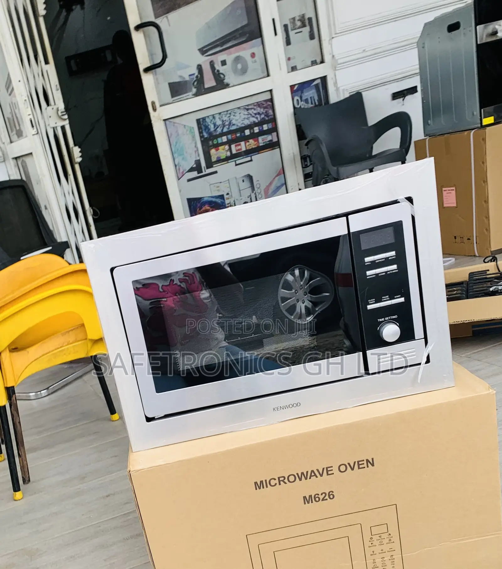 Energy Saving Kenwood Glass Sliver Inbuilt Microwave