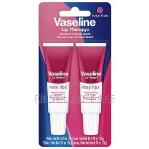 Vaseline Lip Therapy Rosy Lips Moisturizing Lip Balm - Twin Pack