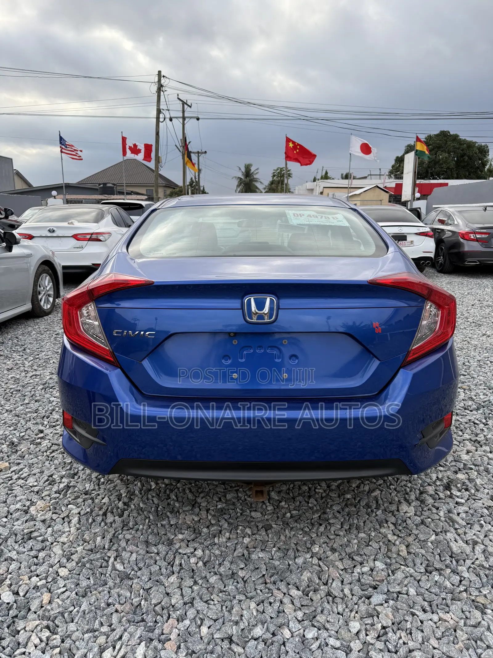 Honda Civic EX 4dr Sedan (2.0L 4cyl) 2017 Blue