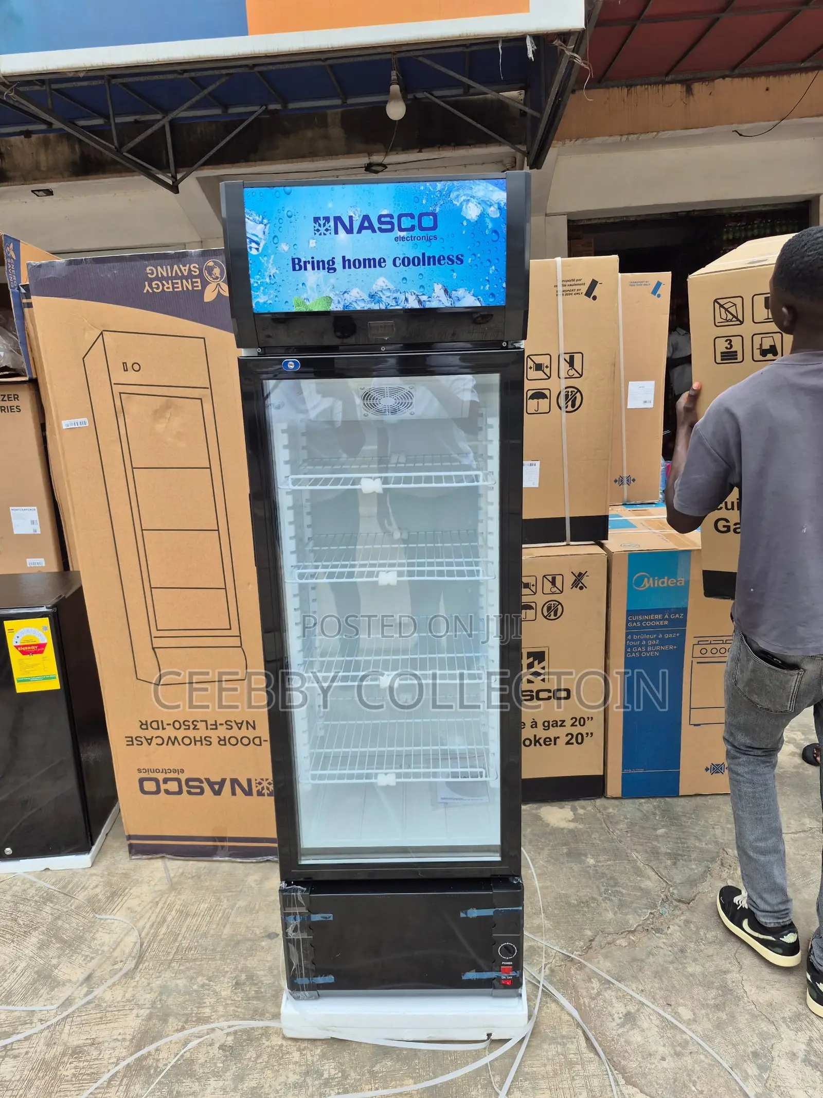 Fresh in Box 288L Nasco Display Fridge Available