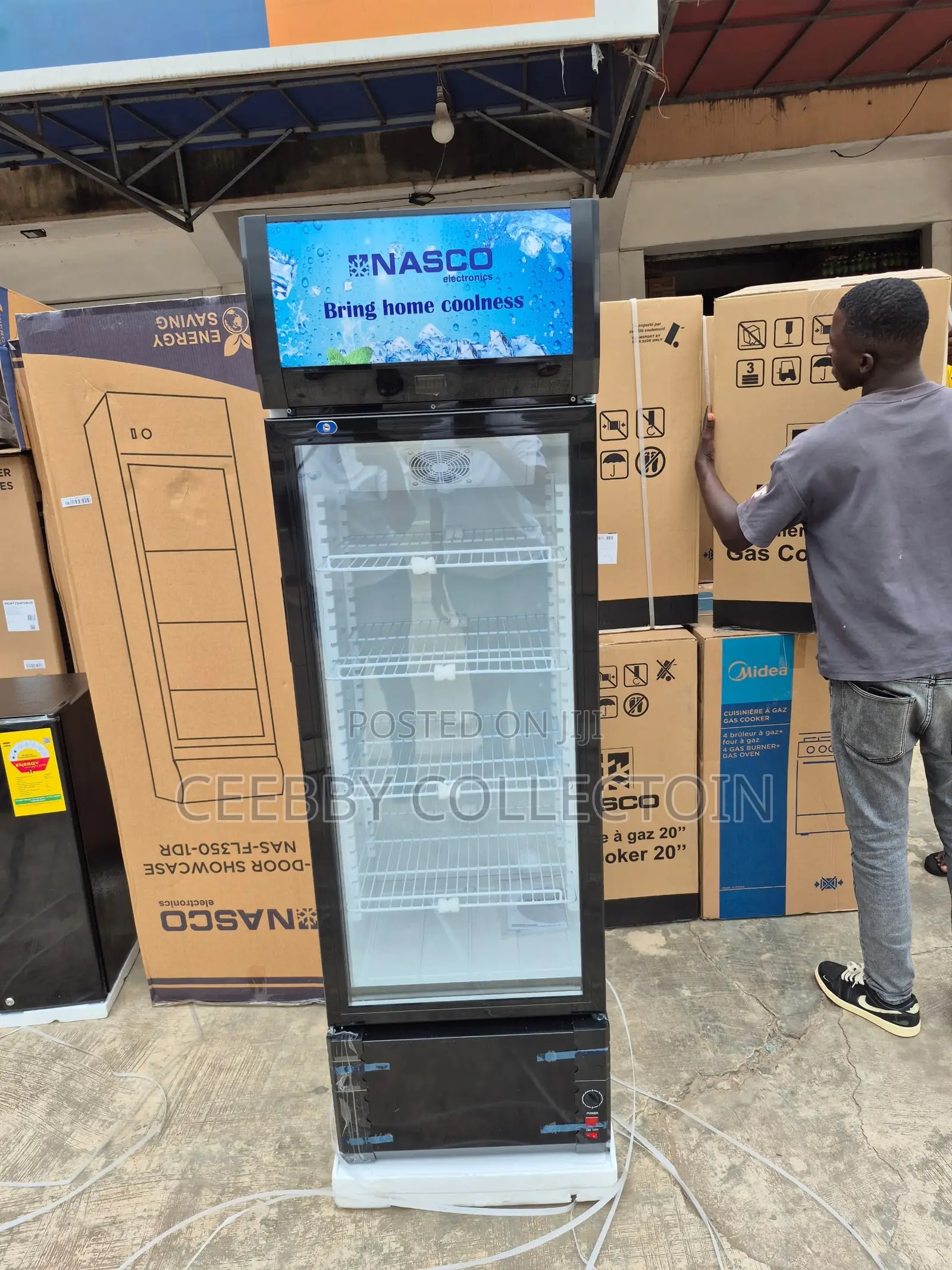 Fresh in Box 288L Nasco Display Fridge Available