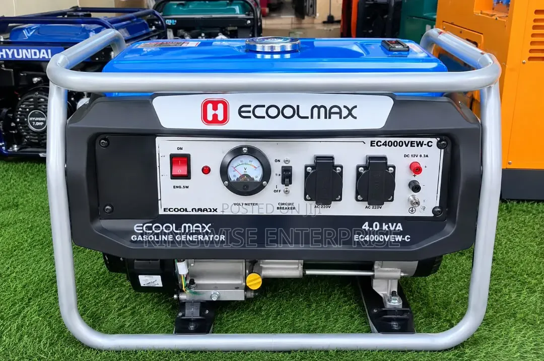ECOOLMAX EC4000VEW-C Generator
4.0Kva