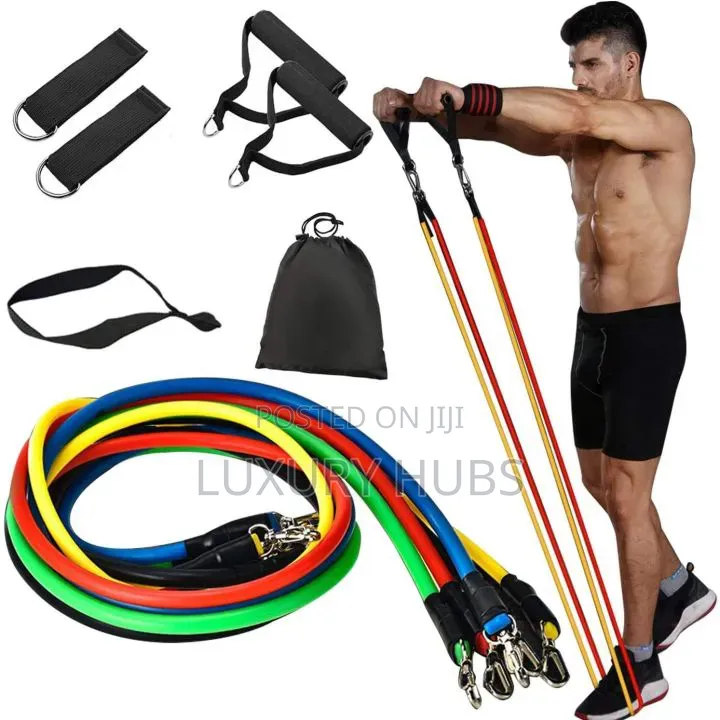 Resistance Bands Set With Handles – Full Body Home Workout