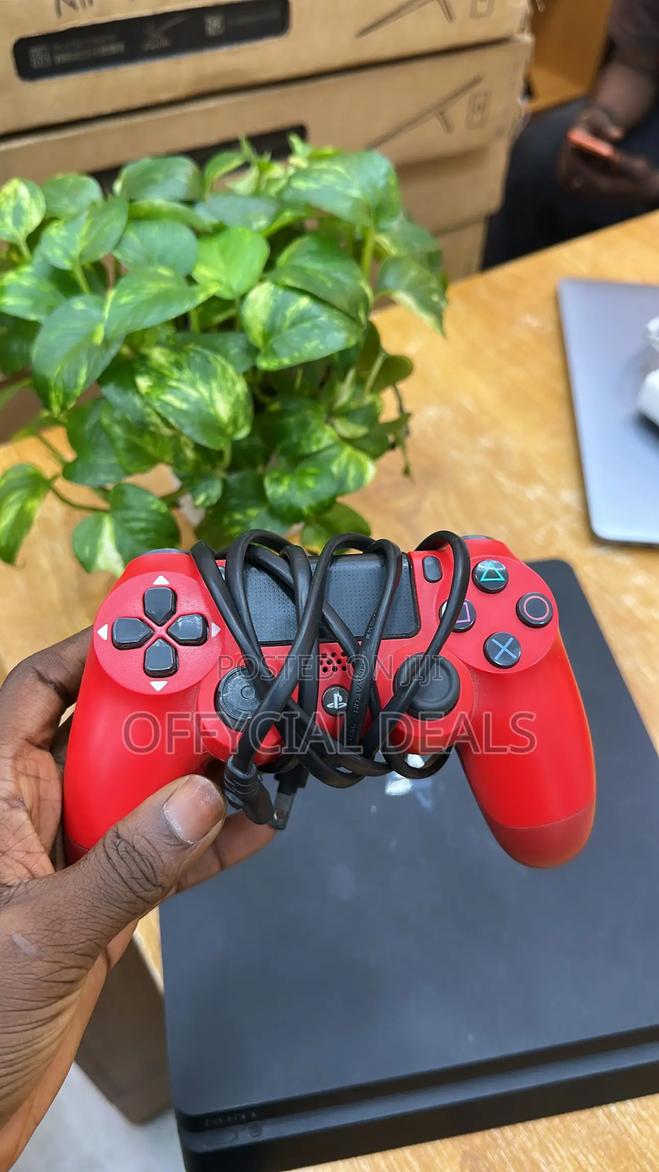 PS4 Slim With a Controller and 5 Games