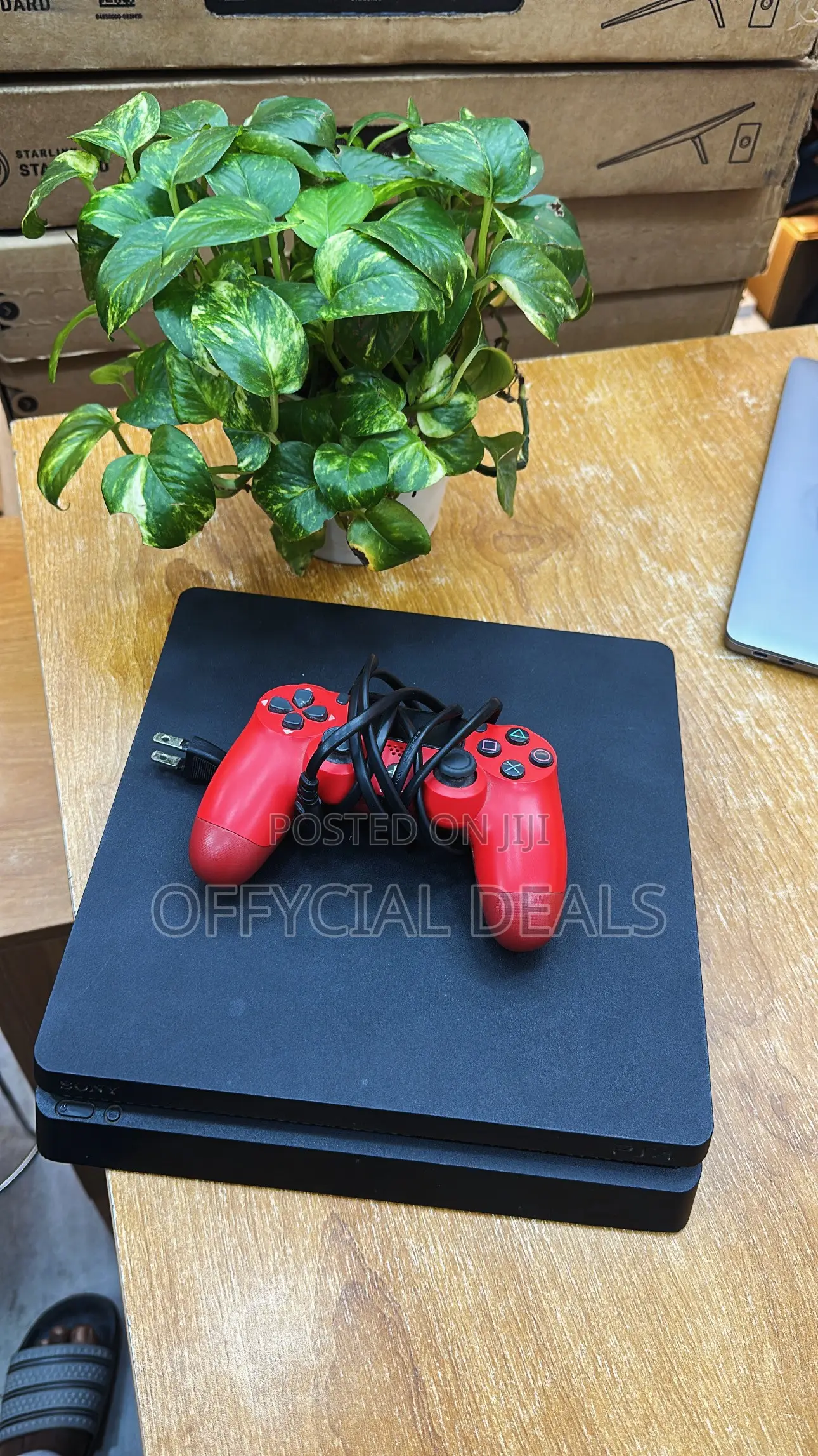 PS4 Slim With a Controller and 5 Games