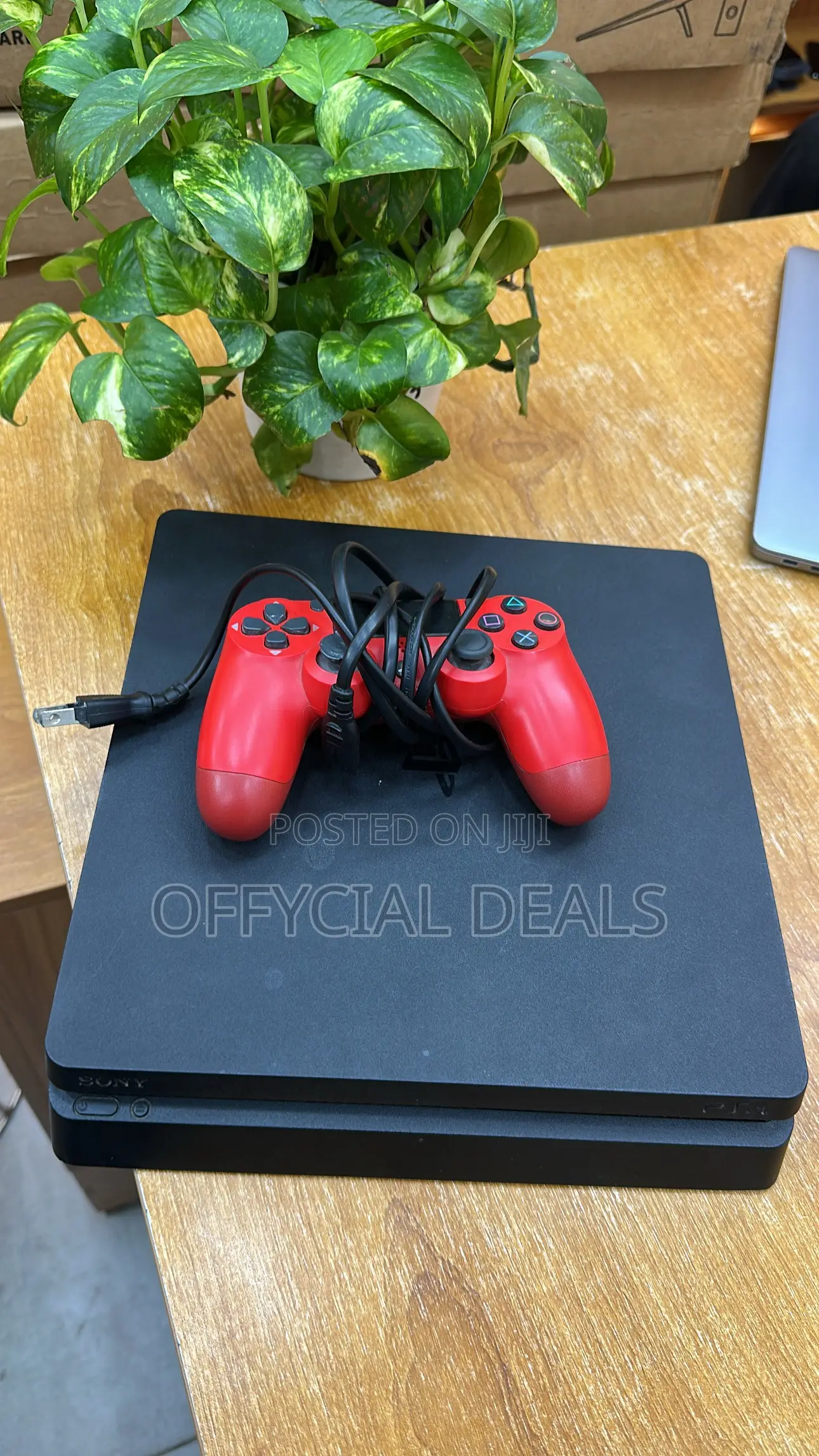 PS4 Slim With a Controller and 5 Games