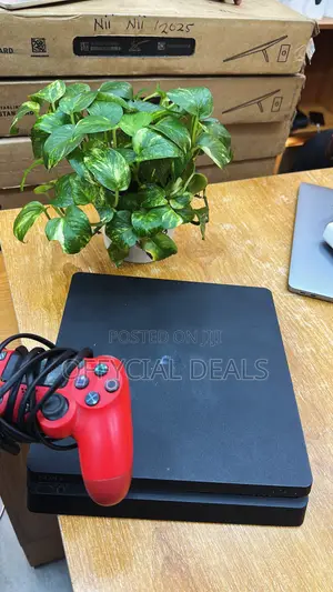 PS4 Slim With a Controller and 5 Games