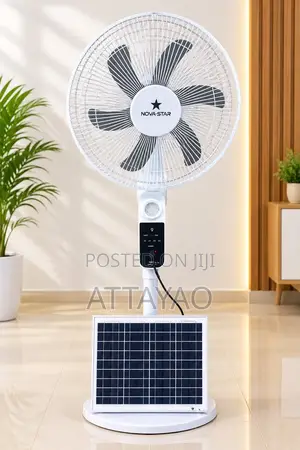 Solar Rechargeable Fan