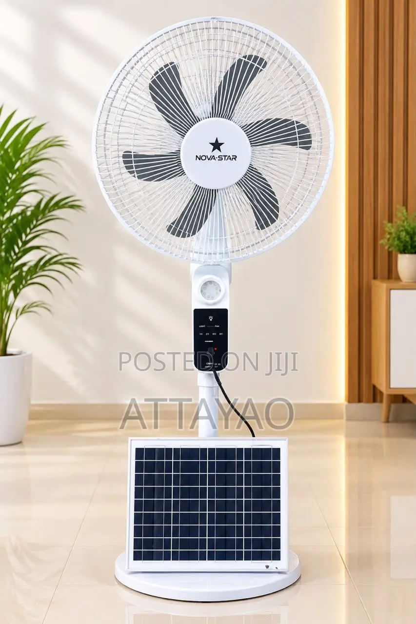 Solar Rechargeable Fan