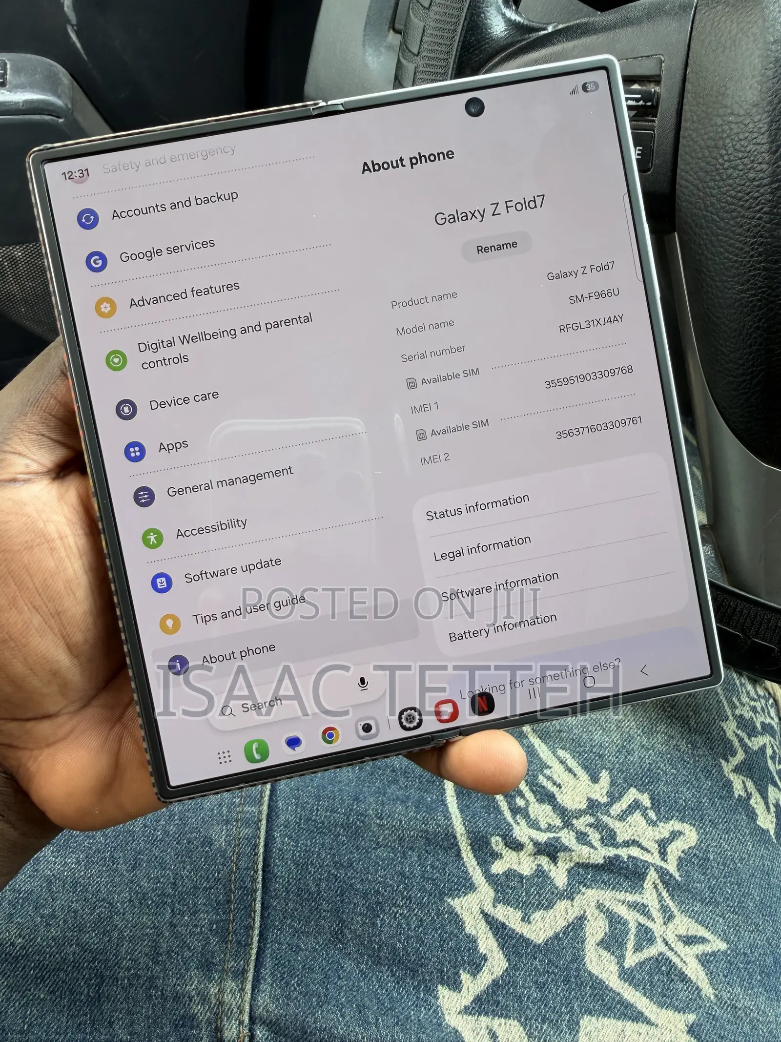Samsung Galaxy Z Fold7 512 GB Silver
