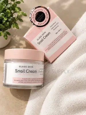 Glass Skin Snail Cream - Snail Mucin + Hyaluronic Acid + Panthenol