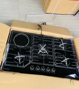 Choose Kenwood New 4 Gas 1 Electric Inbuilt Black Hob