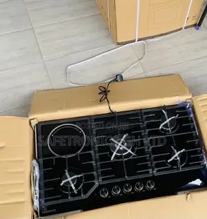 Choose Kenwood New 4 Gas 1 Electric Inbuilt Black Hob