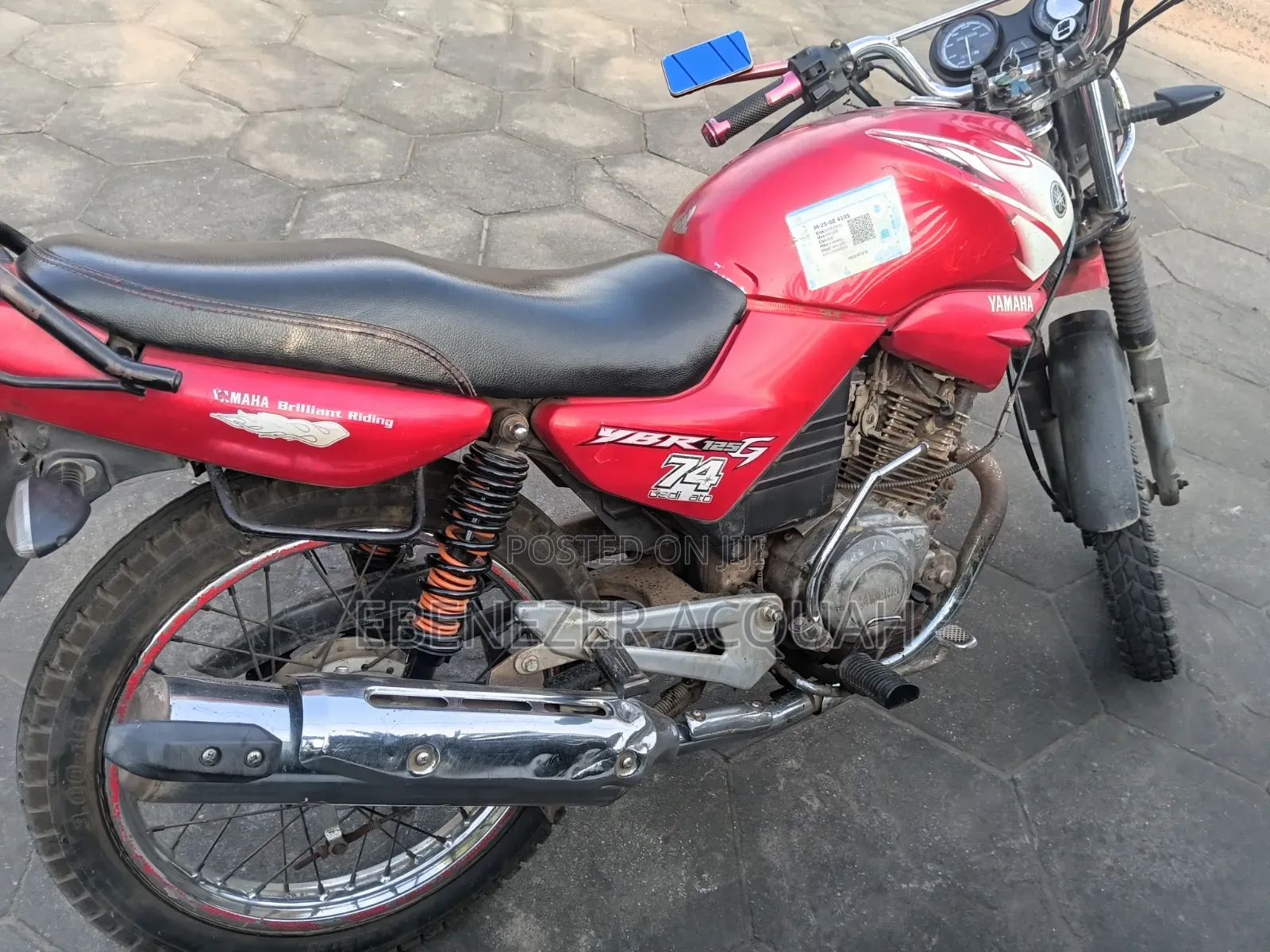 Yamaha YBR125 2015 Red