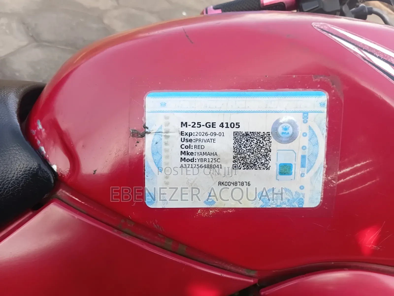 Yamaha YBR125 2015 Red