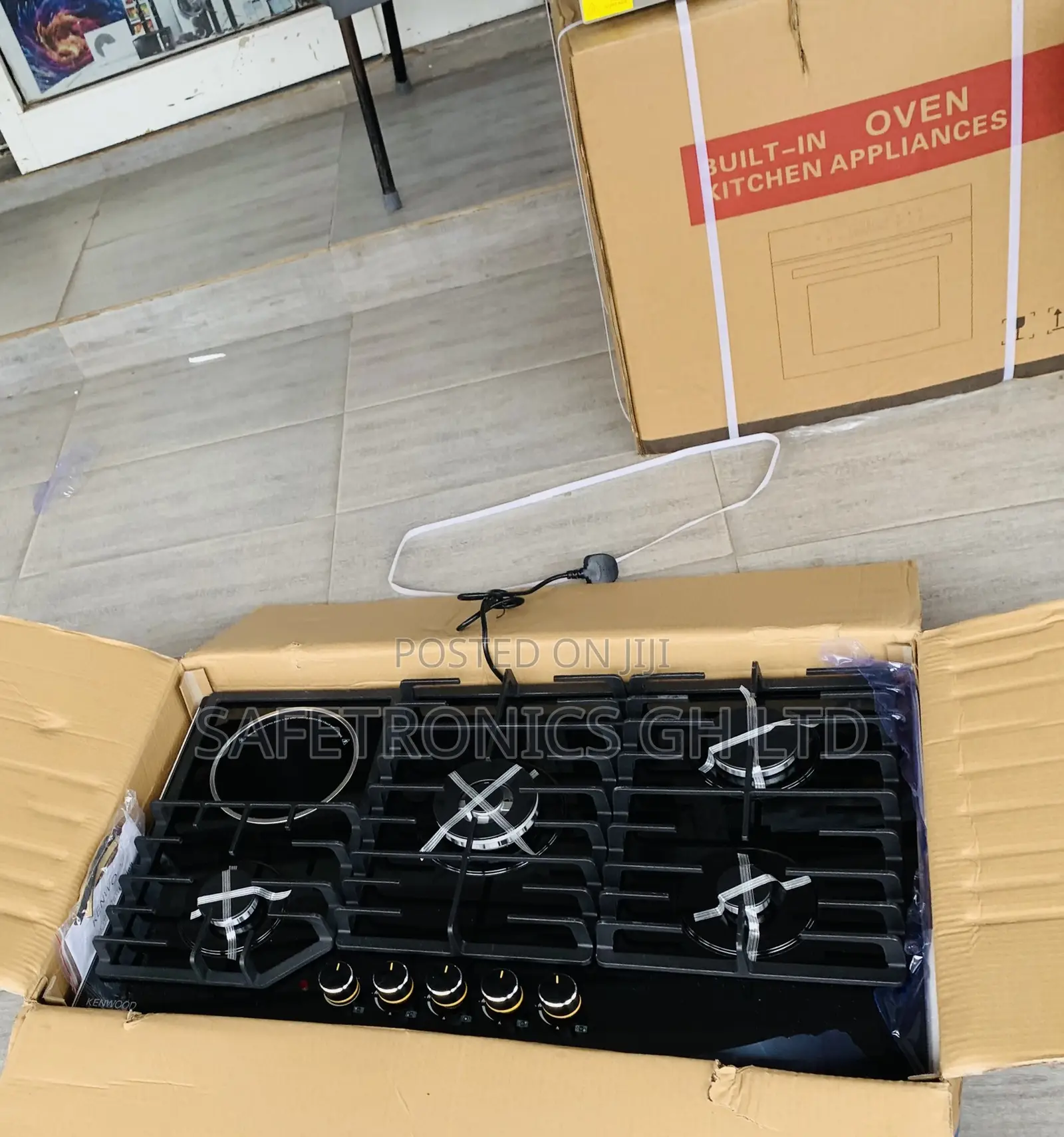Trust Black 1 Electric 4 Gas Countertop Kenwood Inbuilt Hob