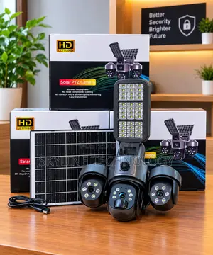 Solar PTZ Camera (4G) 3 Lens