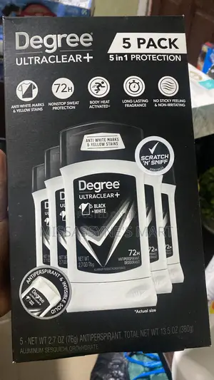 Degree Ultraclear 5 Pack Antiperspirant