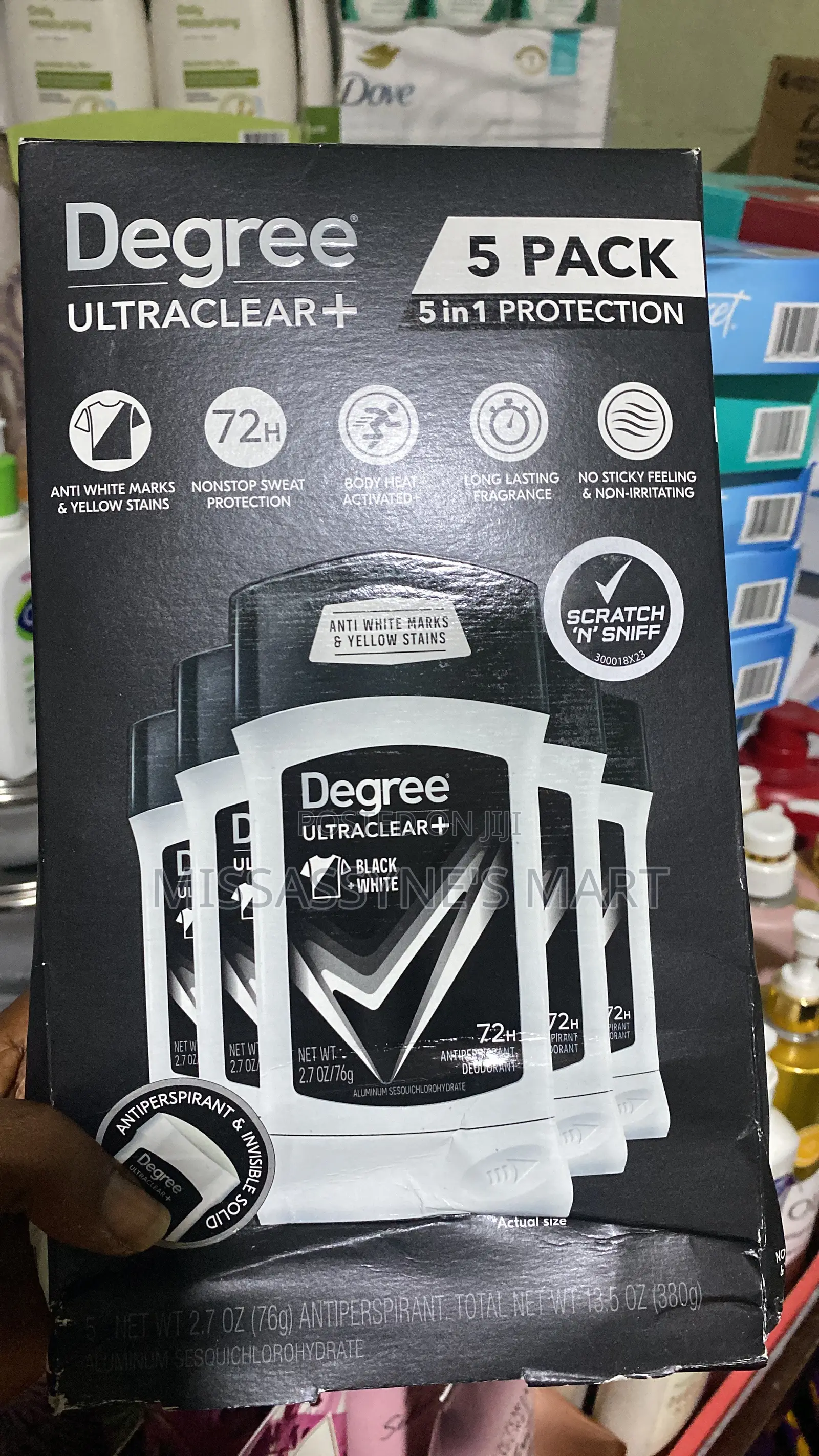 Degree Ultraclear 5 Pack Antiperspirant