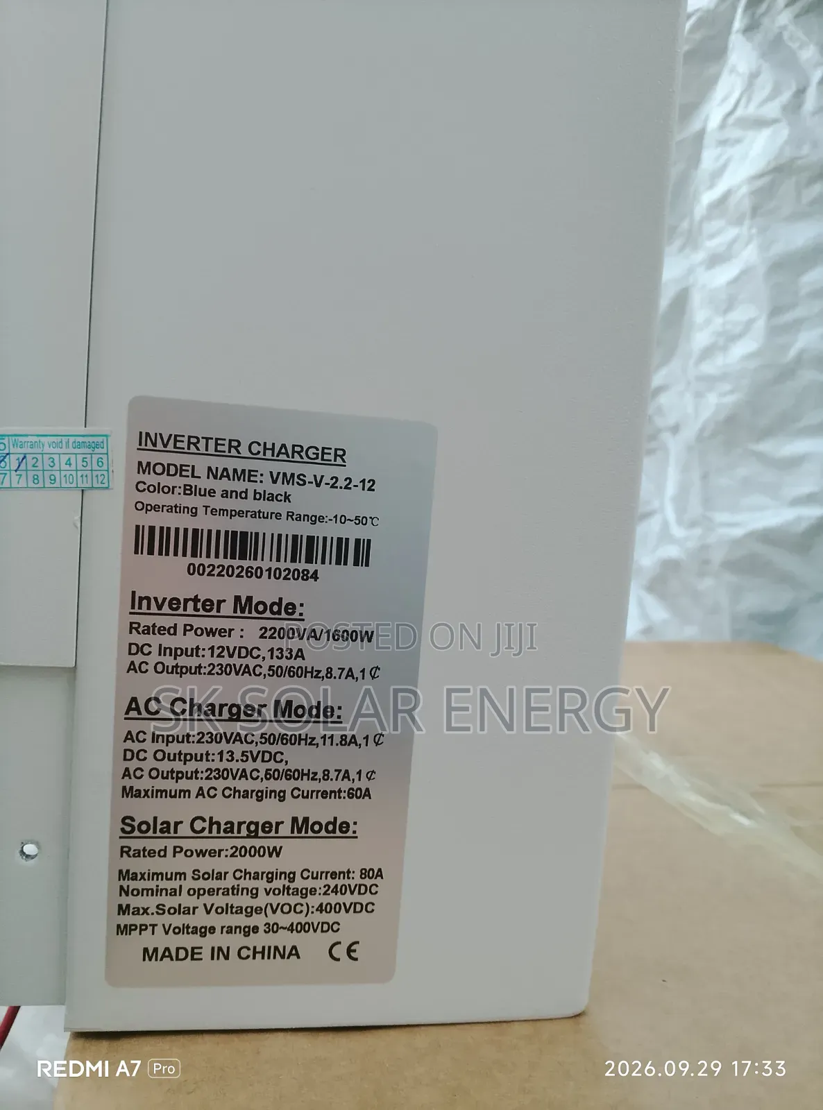 2.2kw 12v Hybrid Inverter