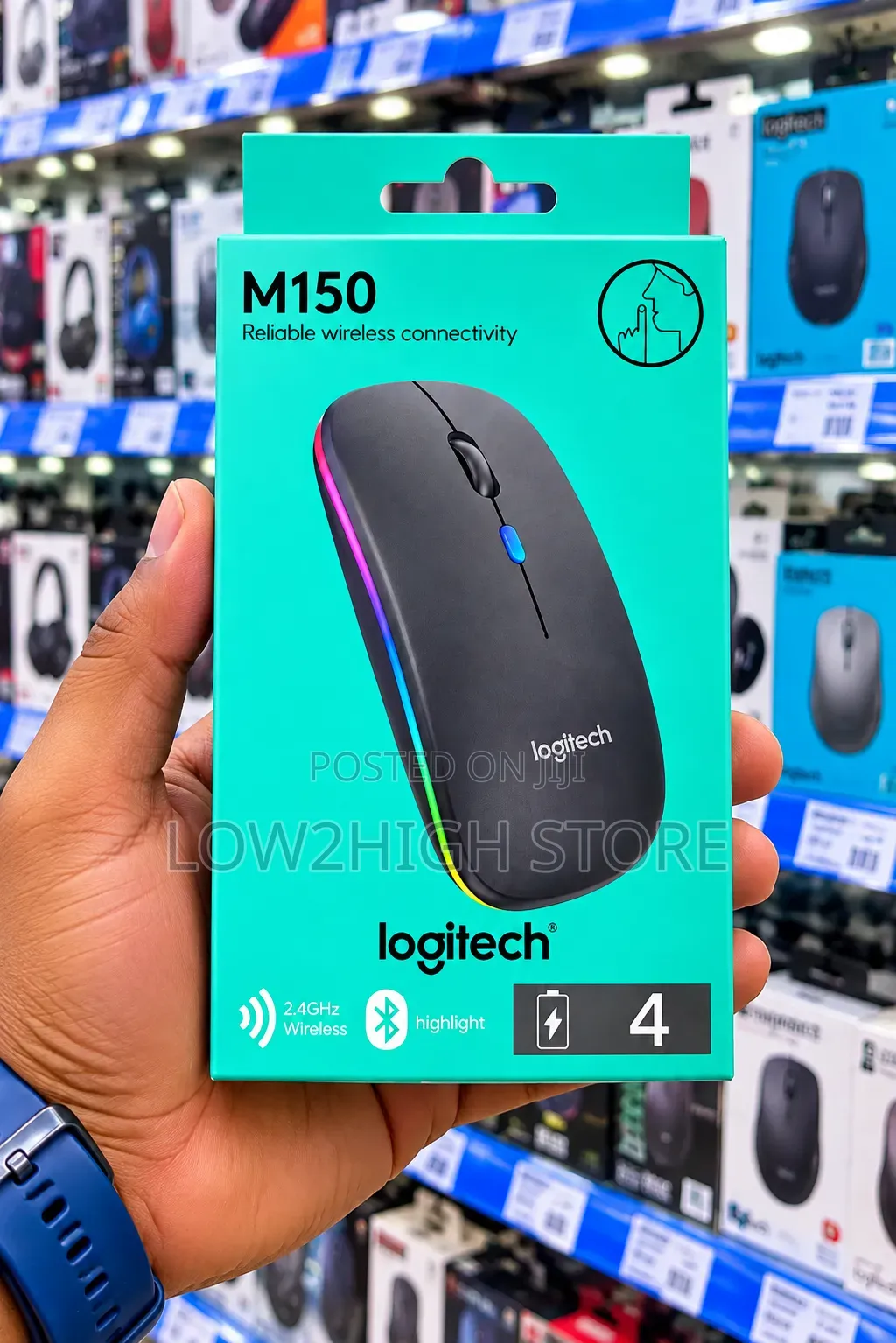 Logitech M150 Dual-Mode Wireless Mouse