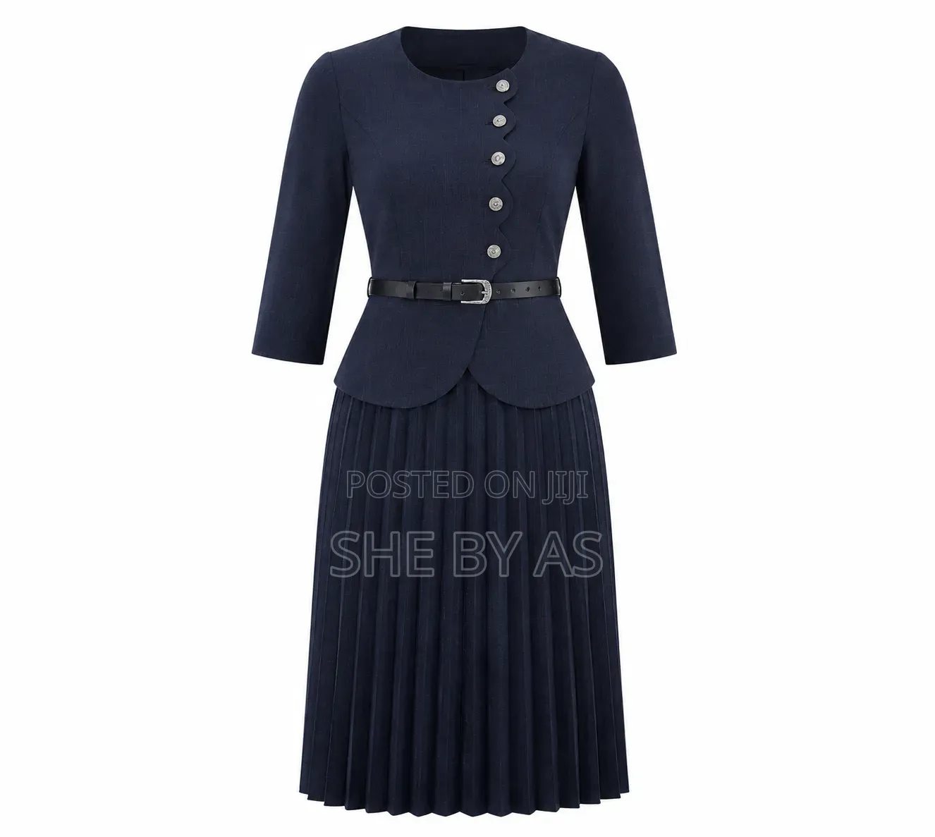 Elegant Corporate Office Dress for Women | Work Outfit Ghana | Shebyas