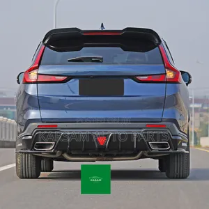 Black Rear Bumper Diffuser LED Brake Light for 2023–2026 Honda CR-V.