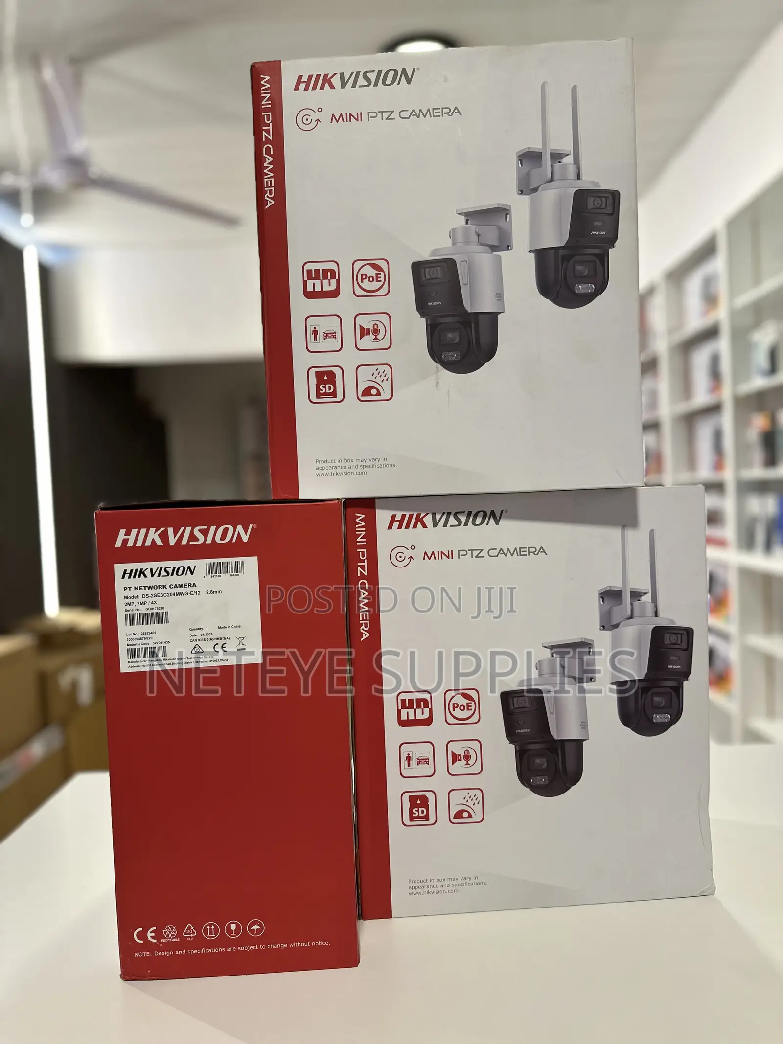 Hikvision TandemVu 2MP+2MP 4X POE PTZ Network Camera