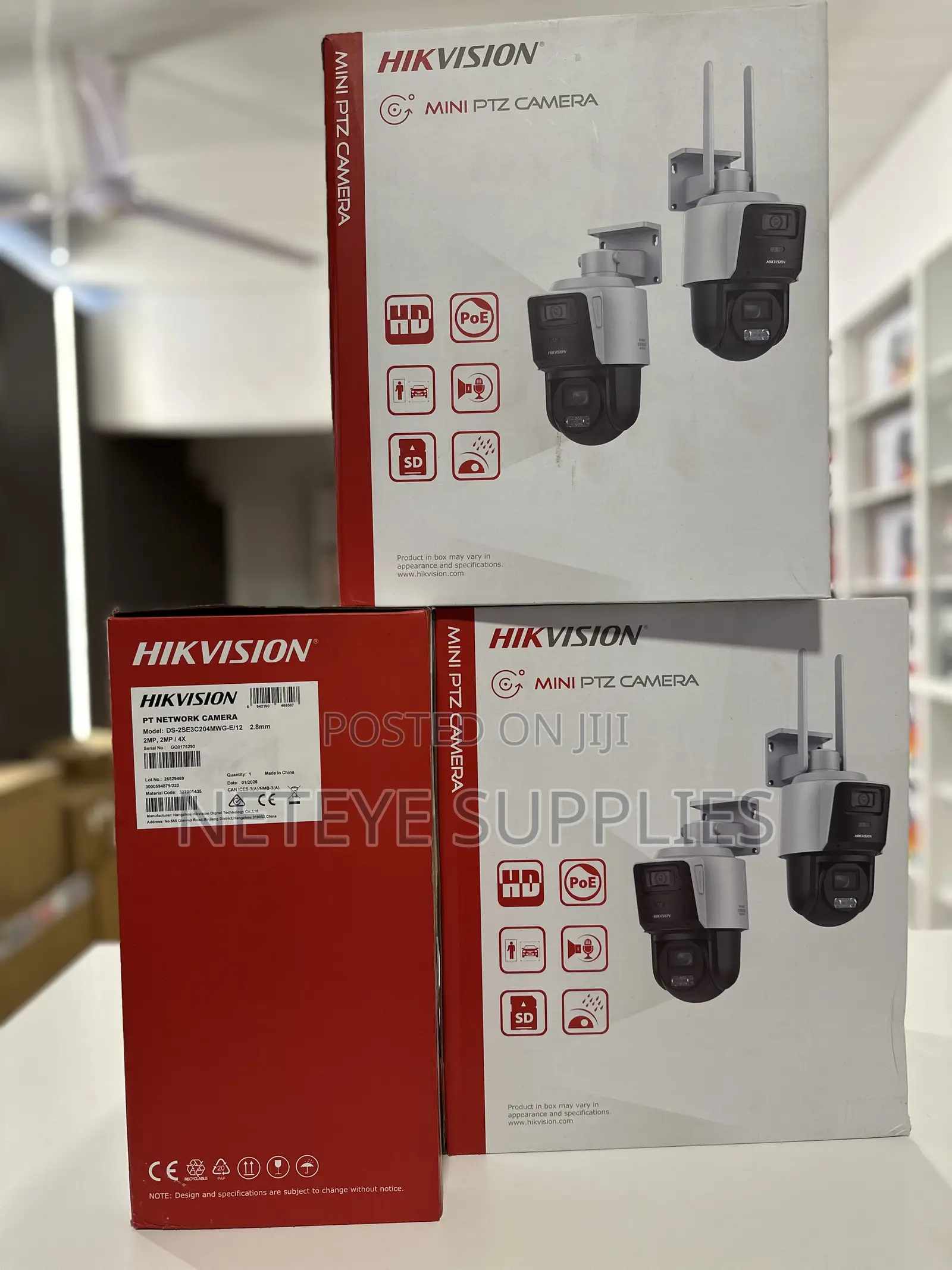 Hikvision TandemVu 2MP+2MP 4X POE PTZ Network Camera