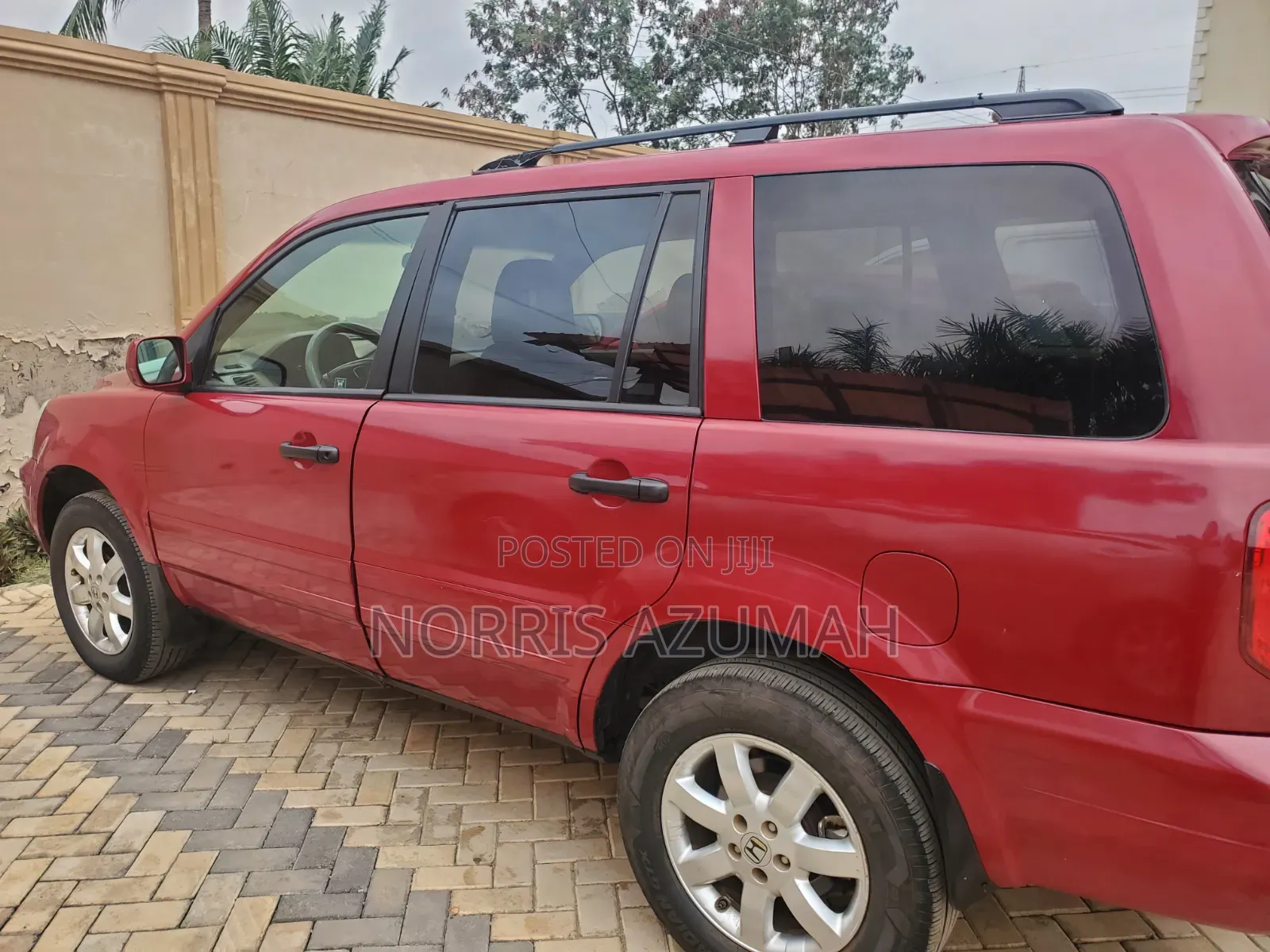 Honda Pilot EX-L 4x4 (3.5L 6cyl 5A) 2005 Red