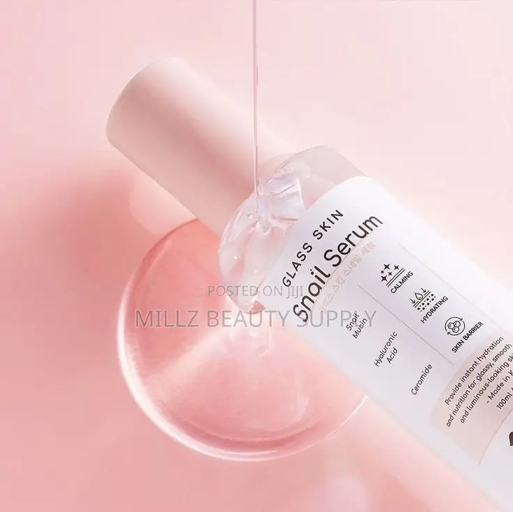 Glass Skin Snail Snail Mucin + Hyaluronic Acid + Ceramide -100ml