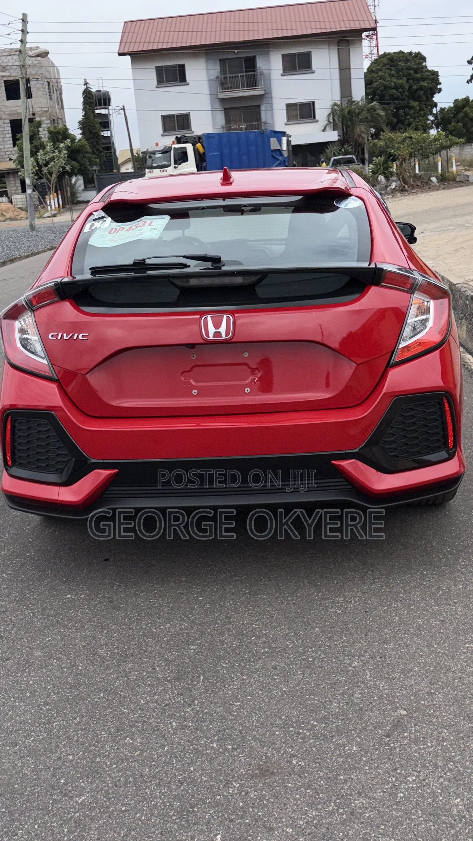 Honda Civic EX Hatchback 2018 Red