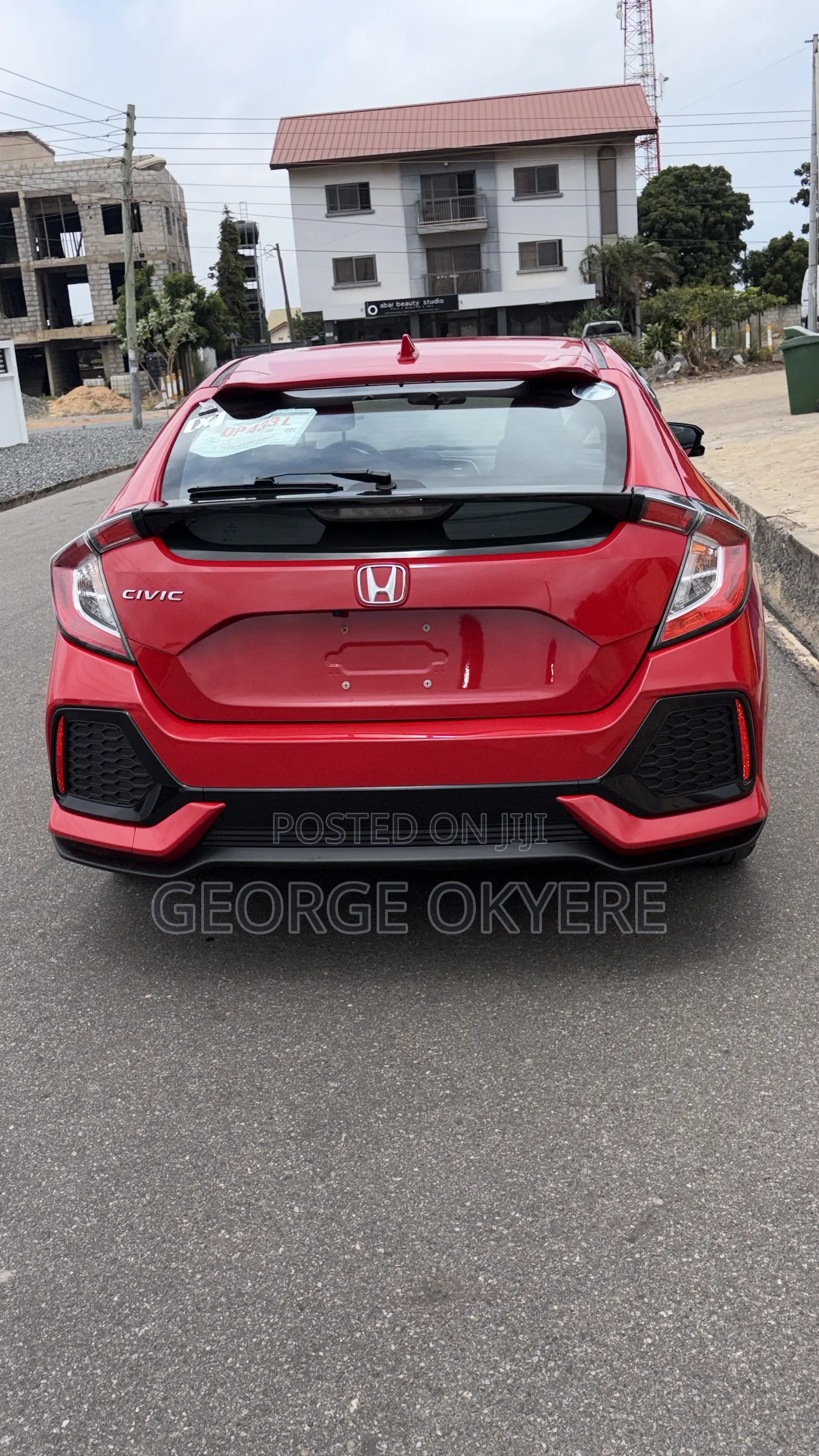 Honda Civic EX Hatchback 2018 Red